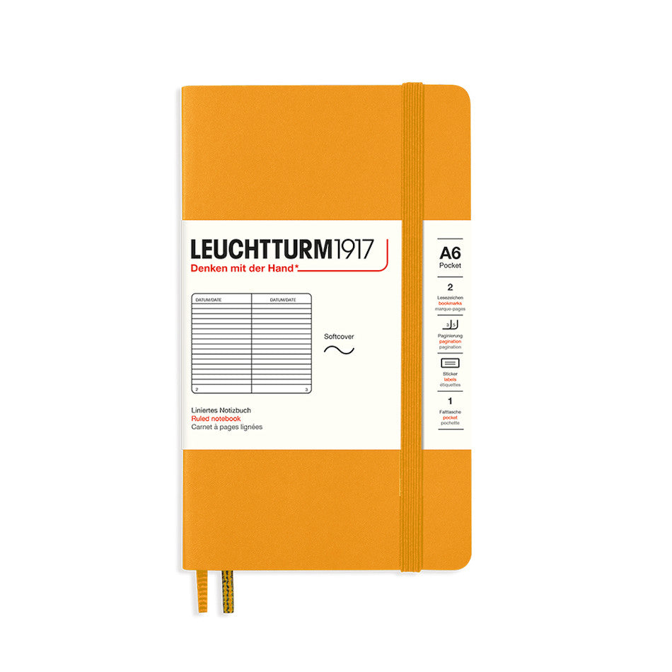 LEUCHTTURM1917 Softcover Notebook Pocket Rising Sun by LEUCHTTURM1917 at Cult Pens