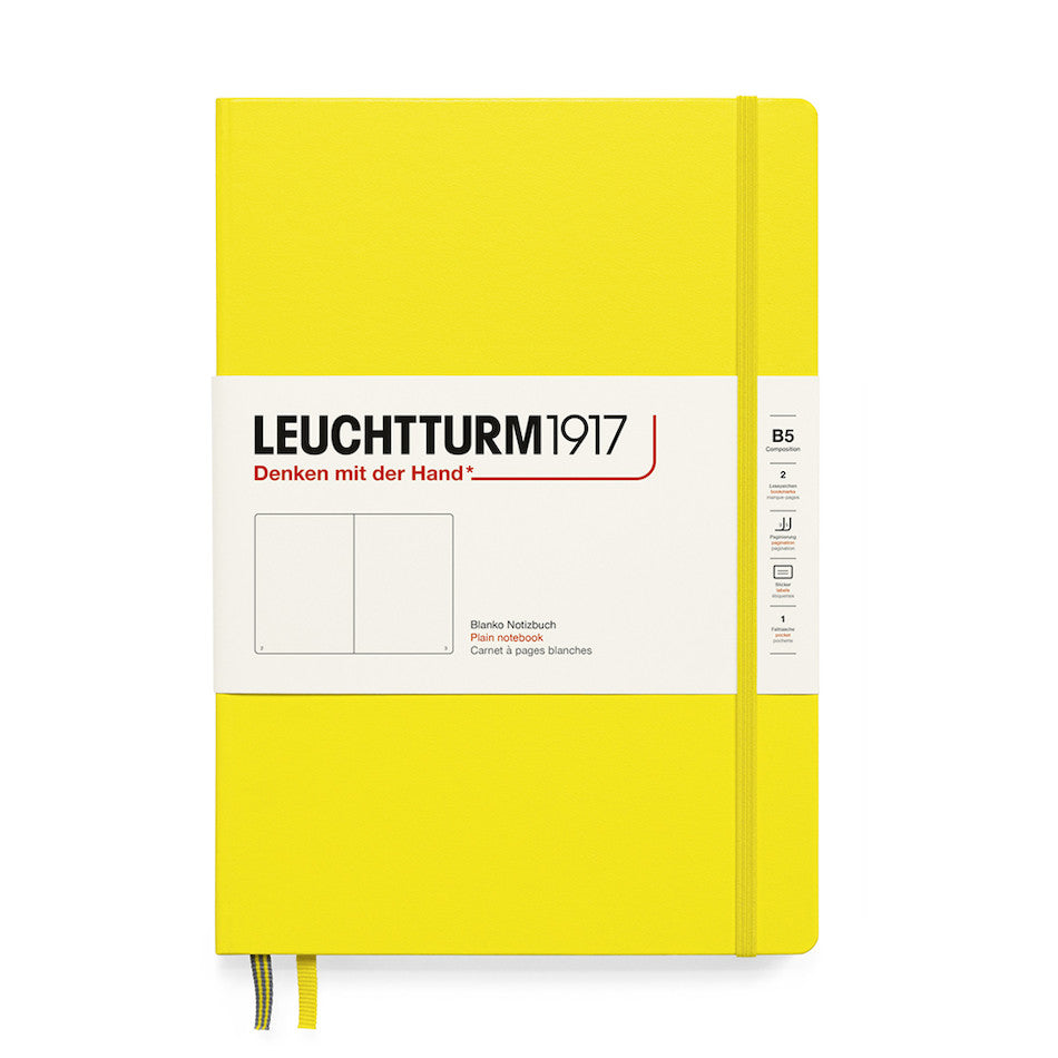 LEUCHTTURM1917 Hardcover Notebook B5 Lemon