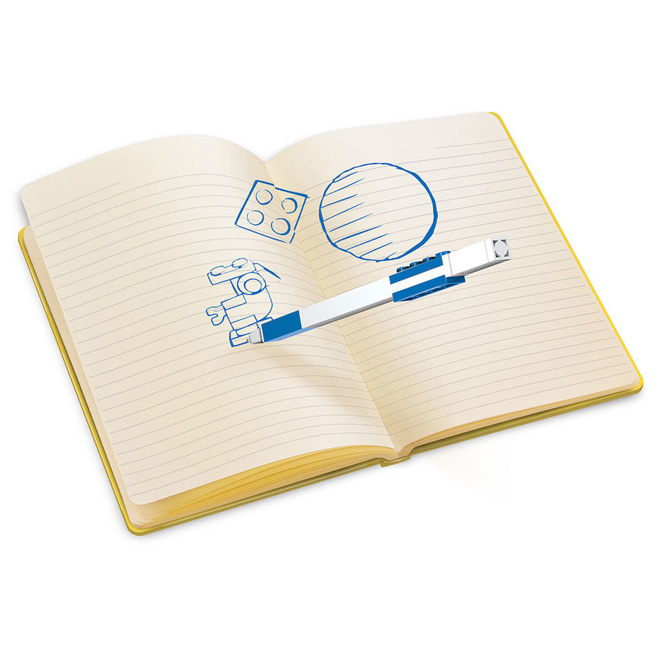 LEGO 2.0 Journal Building Dream Brick 4x6 Green with Blue Gel Pen by LEGO at Cult Pens