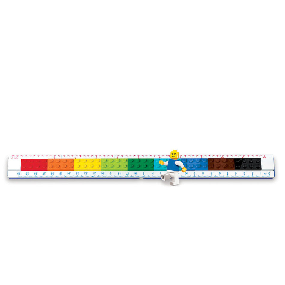 LEGO 2.0 Convertible Ruler with Minifigure by LEGO at Cult Pens
