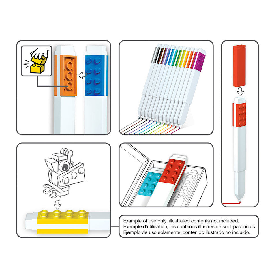 LEGO 2.0 Markers Set of 12 by LEGO at Cult Pens