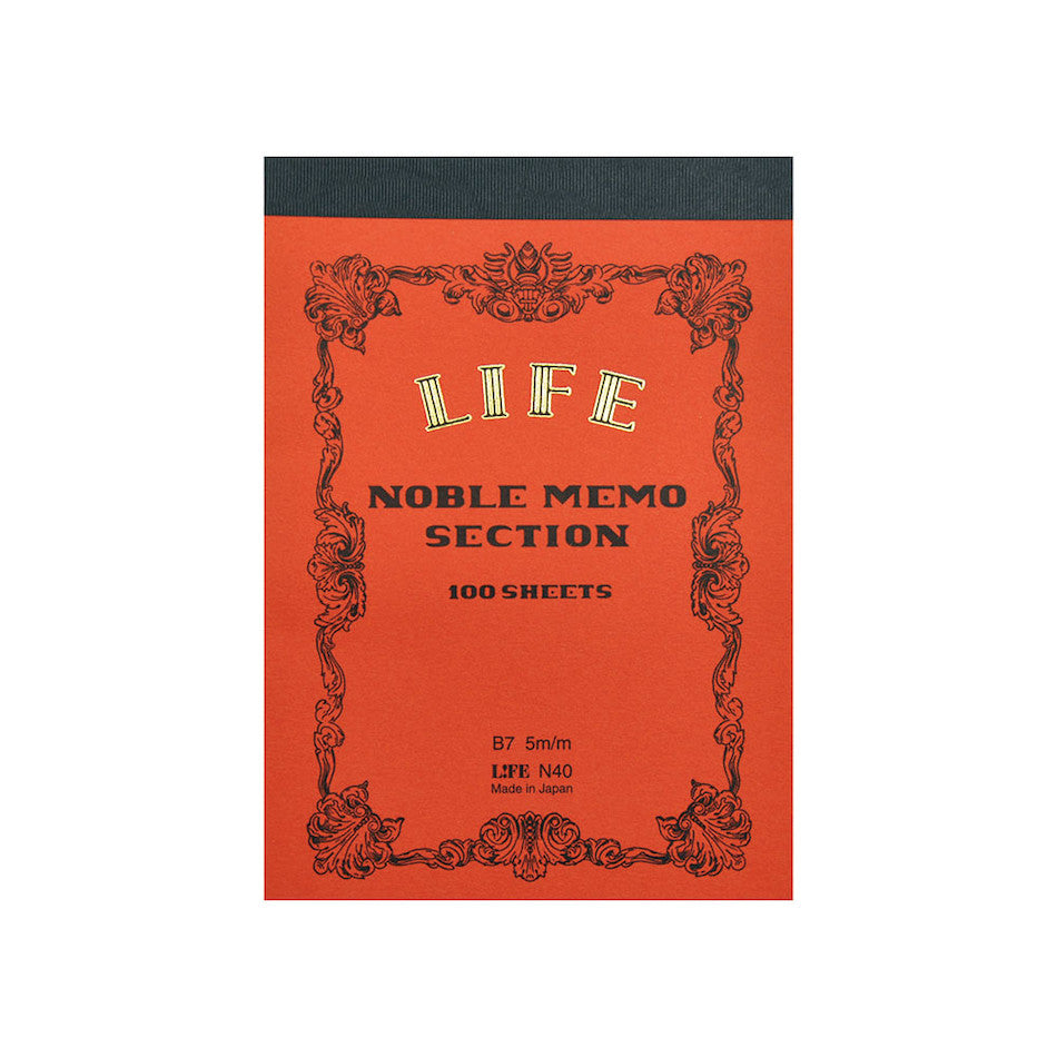 Life Noble Notepad B7 by Life at Cult Pens