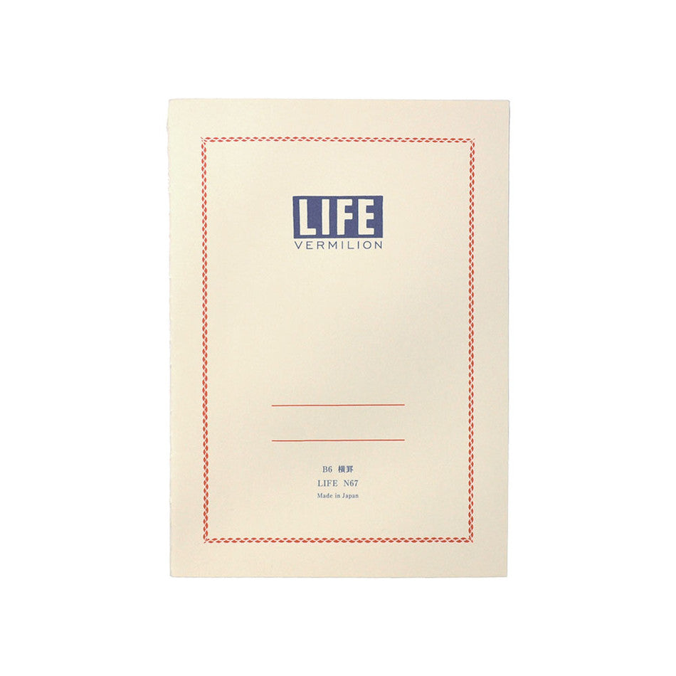 Life Vermillion Notebook B6 by Life at Cult Pens