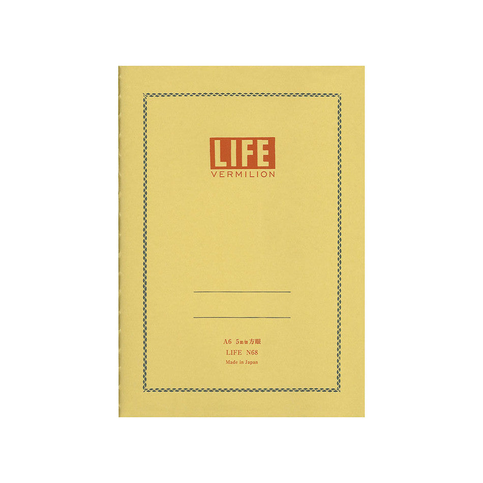 Life Vermillion Notebook A6 by Life at Cult Pens