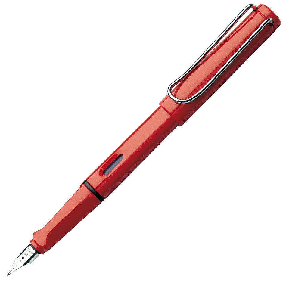 Lamy Safari Fountain Pen Strawberry Broad Pt New In Box 2022