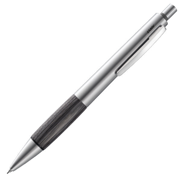 LAMY accent AL KW Mechanical Pencil Palladium / Grey Wood by LAMY at Cult Pens