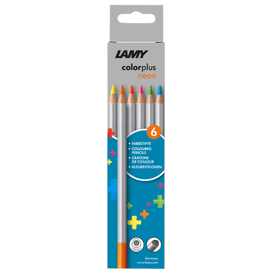 LAMY colorplus Pencil Set of 6 Neon Assorted by LAMY at Cult Pens
