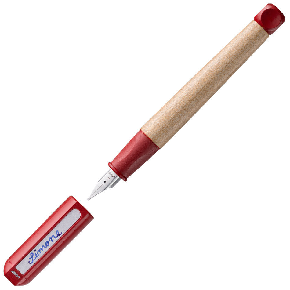 LAMY abc Fountain Pen Red Left-Handed by LAMY at Cult Pens