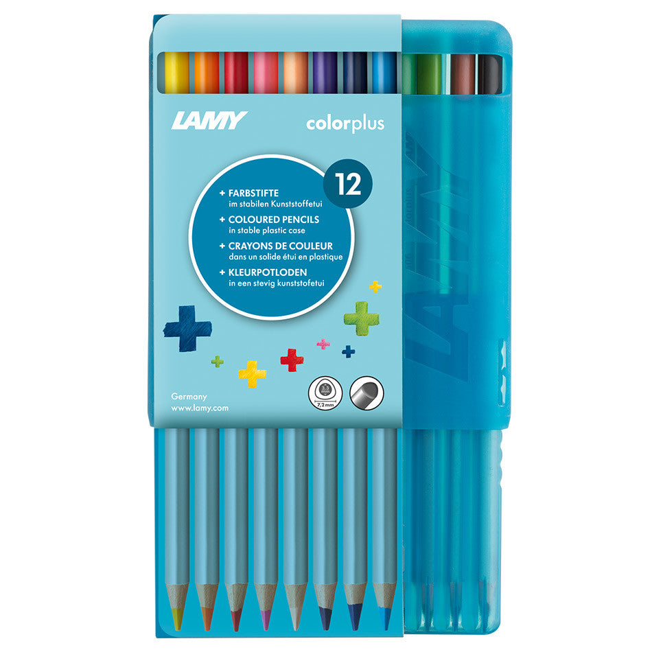 LAMY colorplus Coloured Pencil Plastic Box of 12 by LAMY at Cult Pens