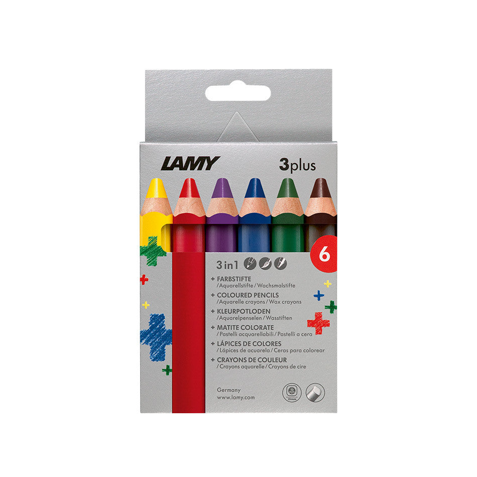 LAMY 3plus Coloured Pencil Box of 6 by LAMY at Cult Pens