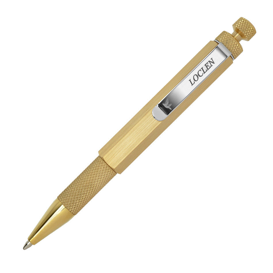 LOCLEN L3 Ballpoint Pen Brass by LOCLEN at Cult Pens