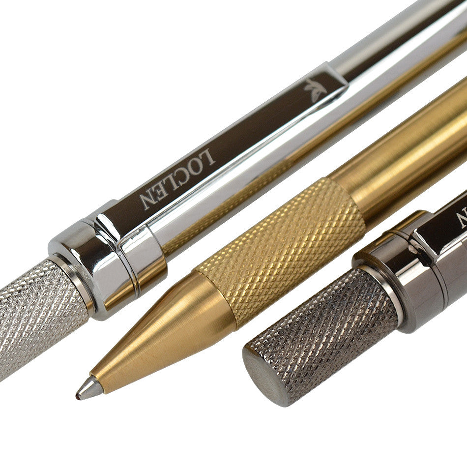 LOCLEN Tekno-2 Ballpoint Pen Chrome by LOCLEN at Cult Pens