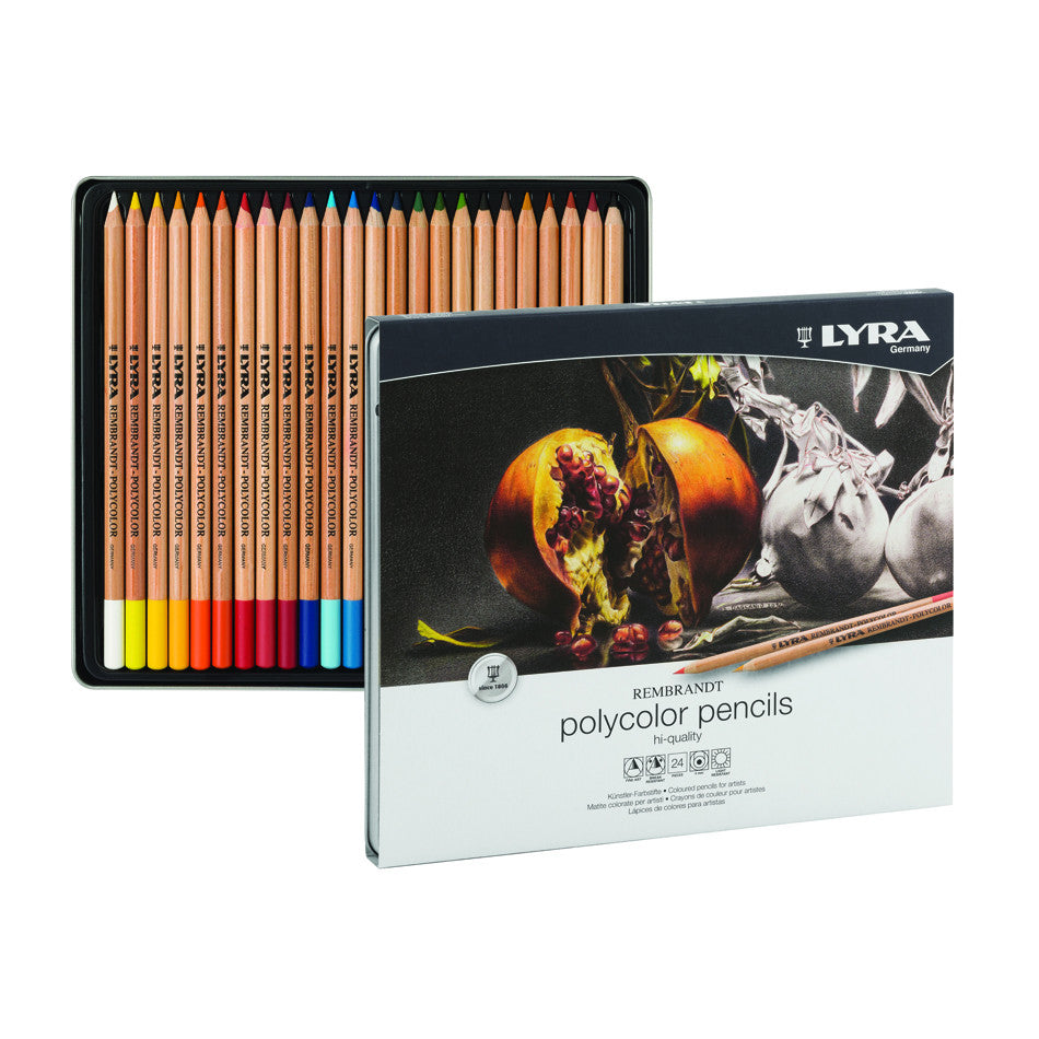 LYRA Rembrandt Polycolour Pencil Set of 24 by LYRA at Cult Pens