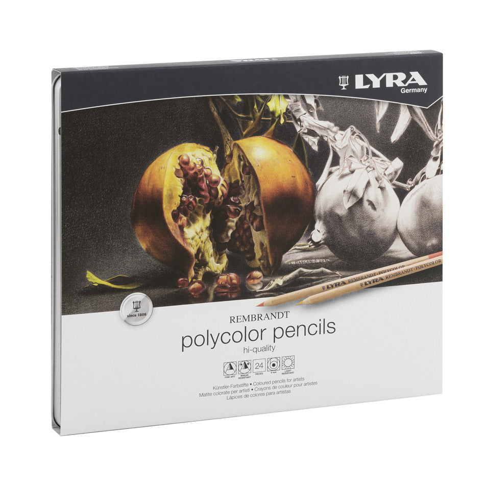 LYRA Rembrandt Polycolour Pencil Set of 24 by LYRA at Cult Pens