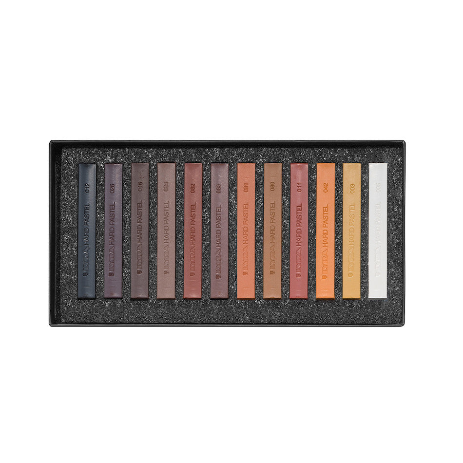 LYRA Hard Pastels Soft Brown Tones Set of 12 by LYRA at Cult Pens