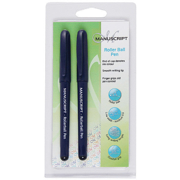Manuscript Rollerball Pen Twin Pack by Manuscript at Cult Pens