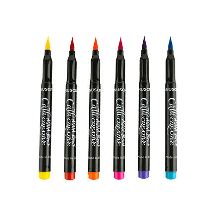 Manuscript Callicreative Aqua Brush Markers Set of 12 by Manuscript at Cult Pens