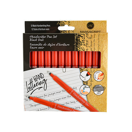 Manuscript Handwriting Pen Set of 12 by Manuscript at Cult Pens