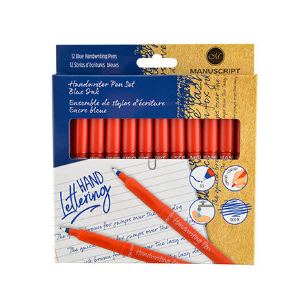 Manuscript Handwriting Pen Set of 12 by Manuscript at Cult Pens