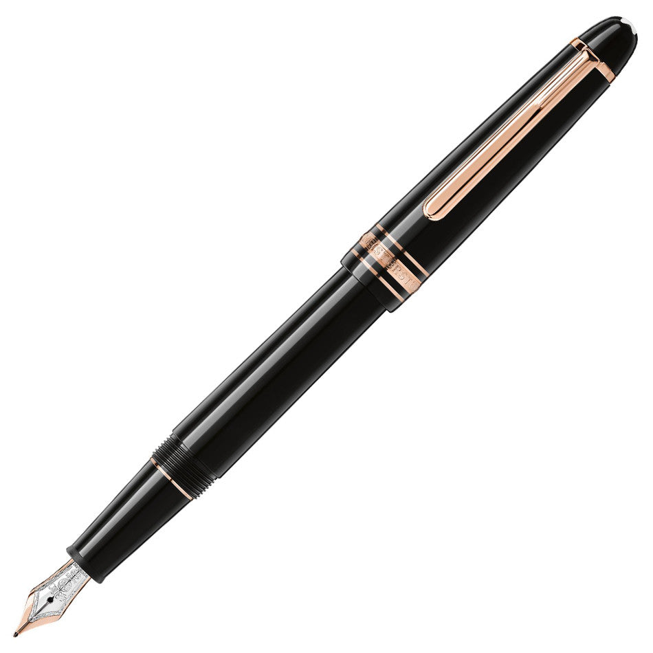 Montblanc Meisterstuck Classique Fountain Pen Rose Gold Trim by Montblanc at Cult Pens