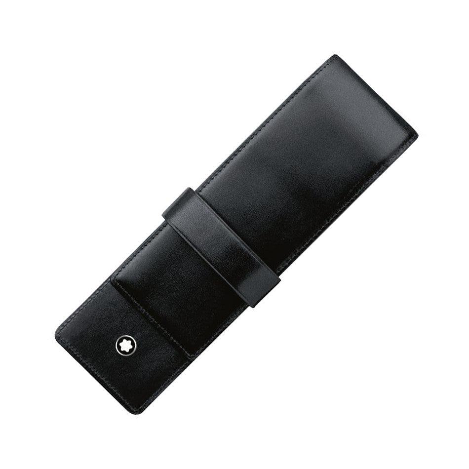 Montblanc Meisterstuck 2 Pen Pouch Black by Montblanc at Cult Pens