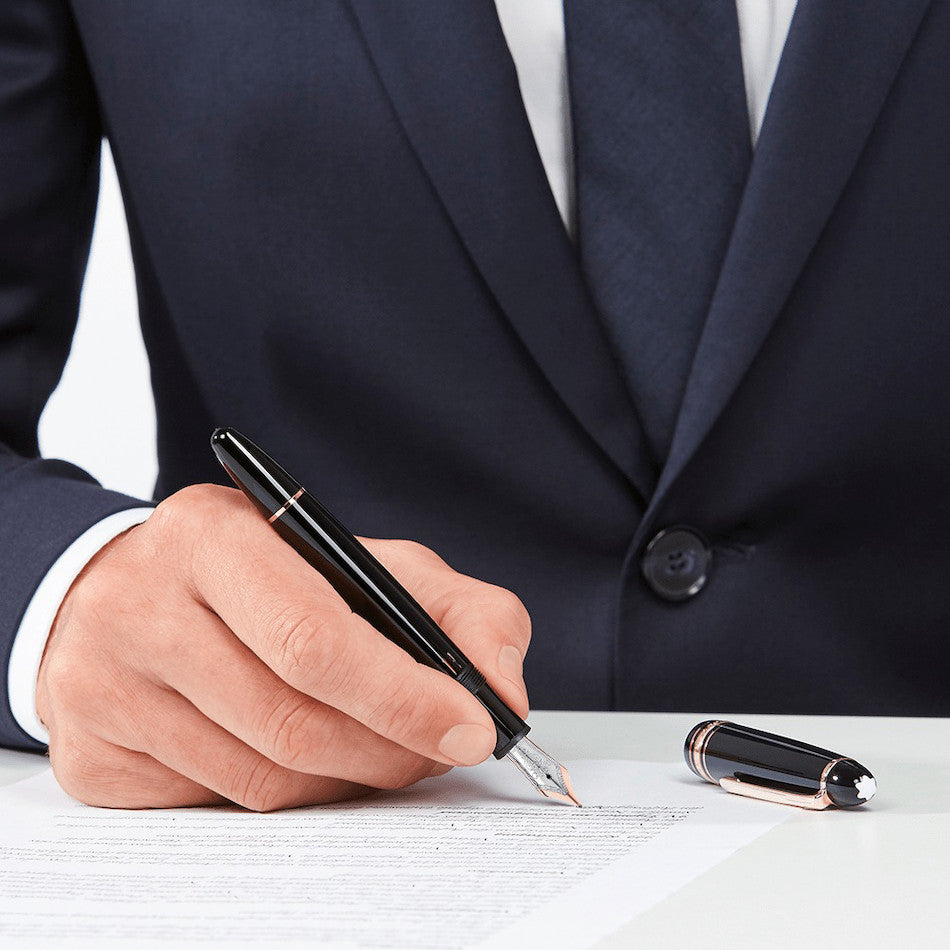 Montblanc Meisterstuck LeGrand Fountain Pen Rose Gold Trim by Montblanc at Cult Pens