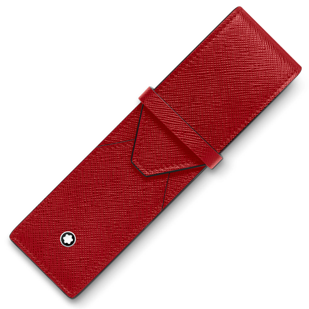 Montblanc Sartorial 2-pen Pouch Red by Montblanc at Cult Pens