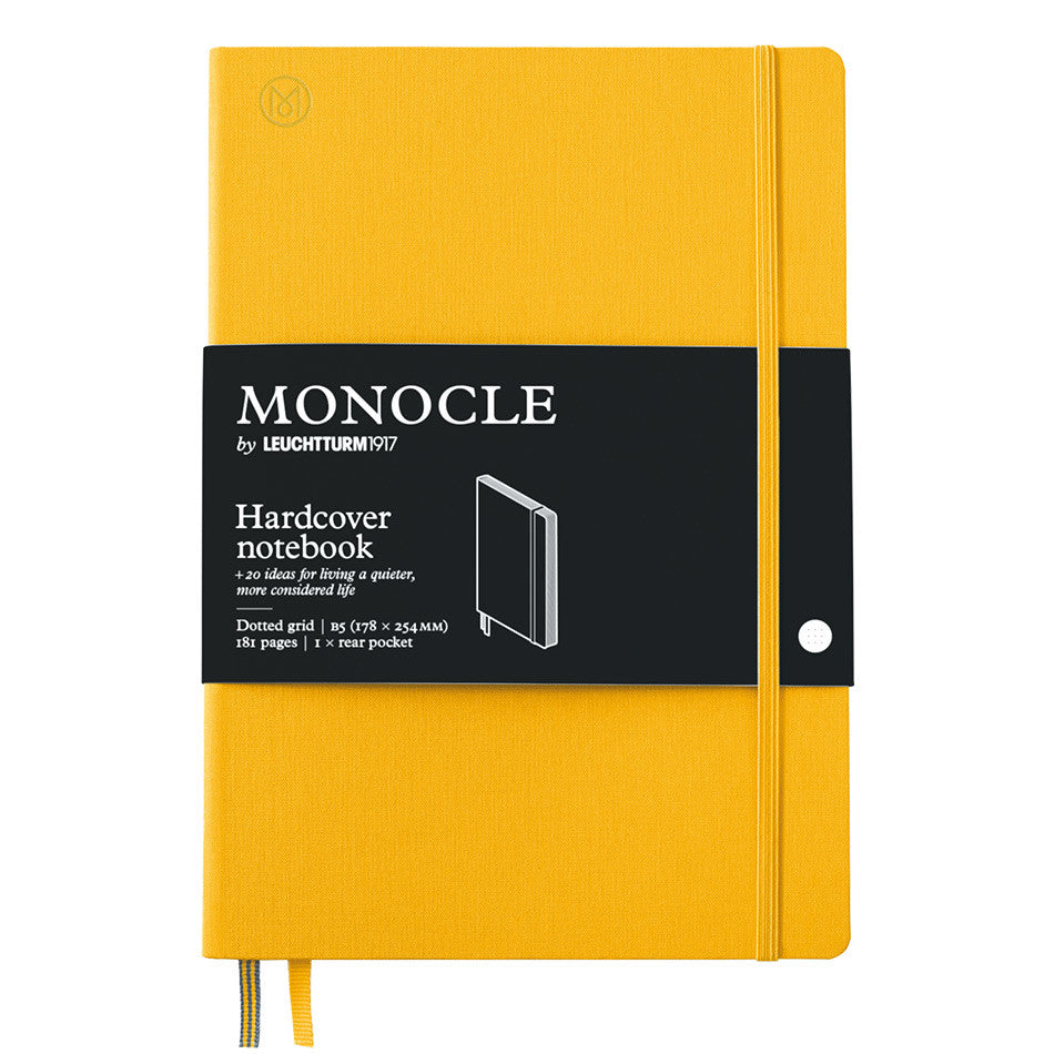Monocle by Leuchtturm1917 Hardcover Notebook B5 Yellow by Monocle by Leuchtturm1917 at Cult Pens