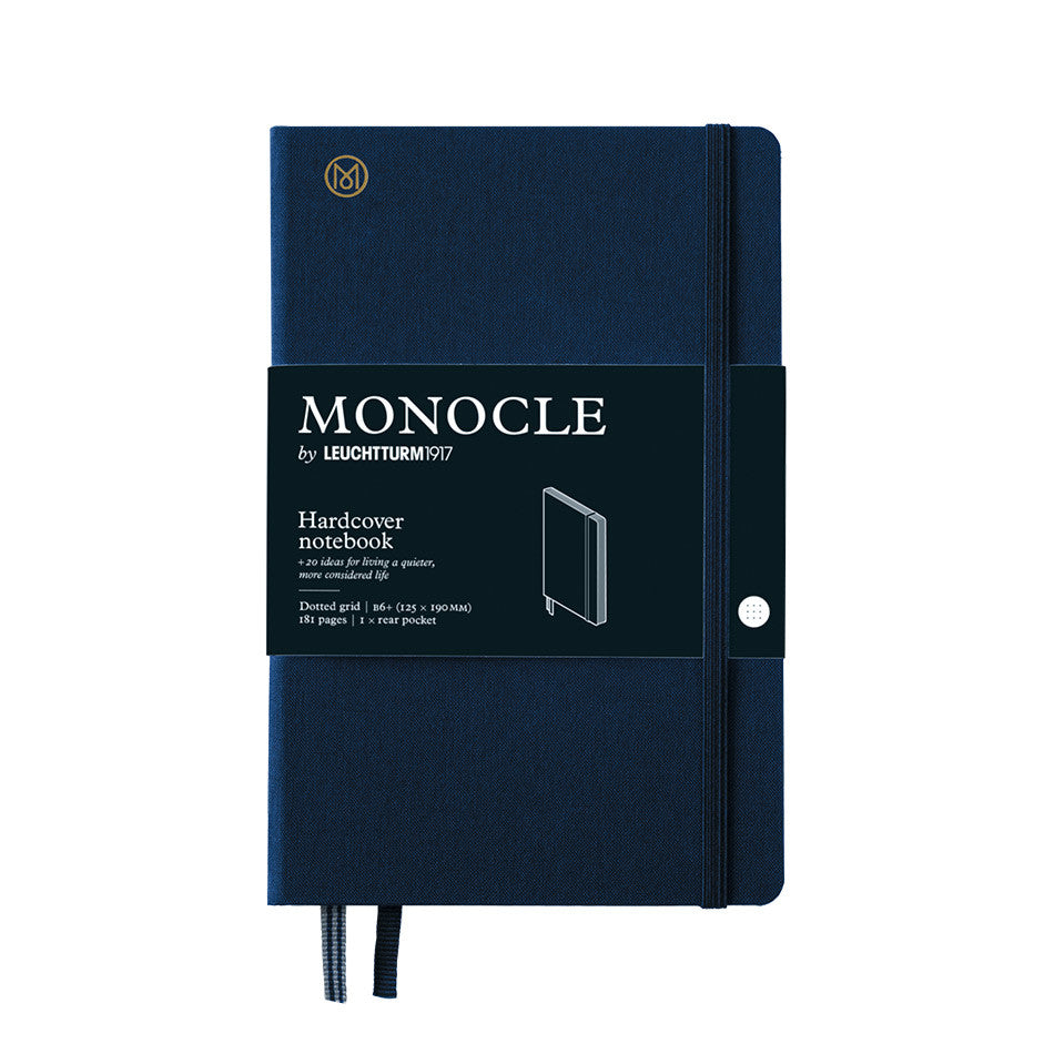 Monocle by Leuchtturm1917 Hardcover Notebook B6+ Navy by Monocle by Leuchtturm1917 at Cult Pens