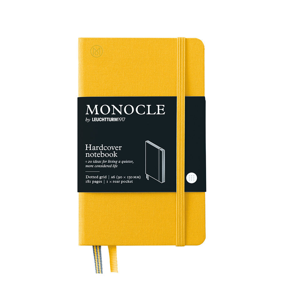 Monocle by Leuchtturm1917 Hardcover Notebook A6 Yellow by Monocle by Leuchtturm1917 at Cult Pens