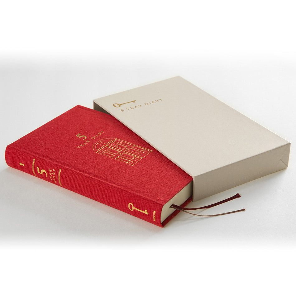 Midori Journal 5 Years Gate Red by Midori at Cult Pens