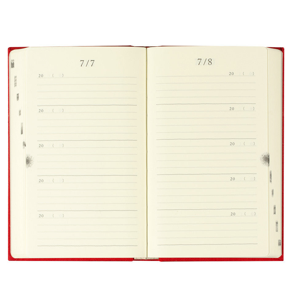 Midori Journal 5 Years Gate Red by Midori at Cult Pens