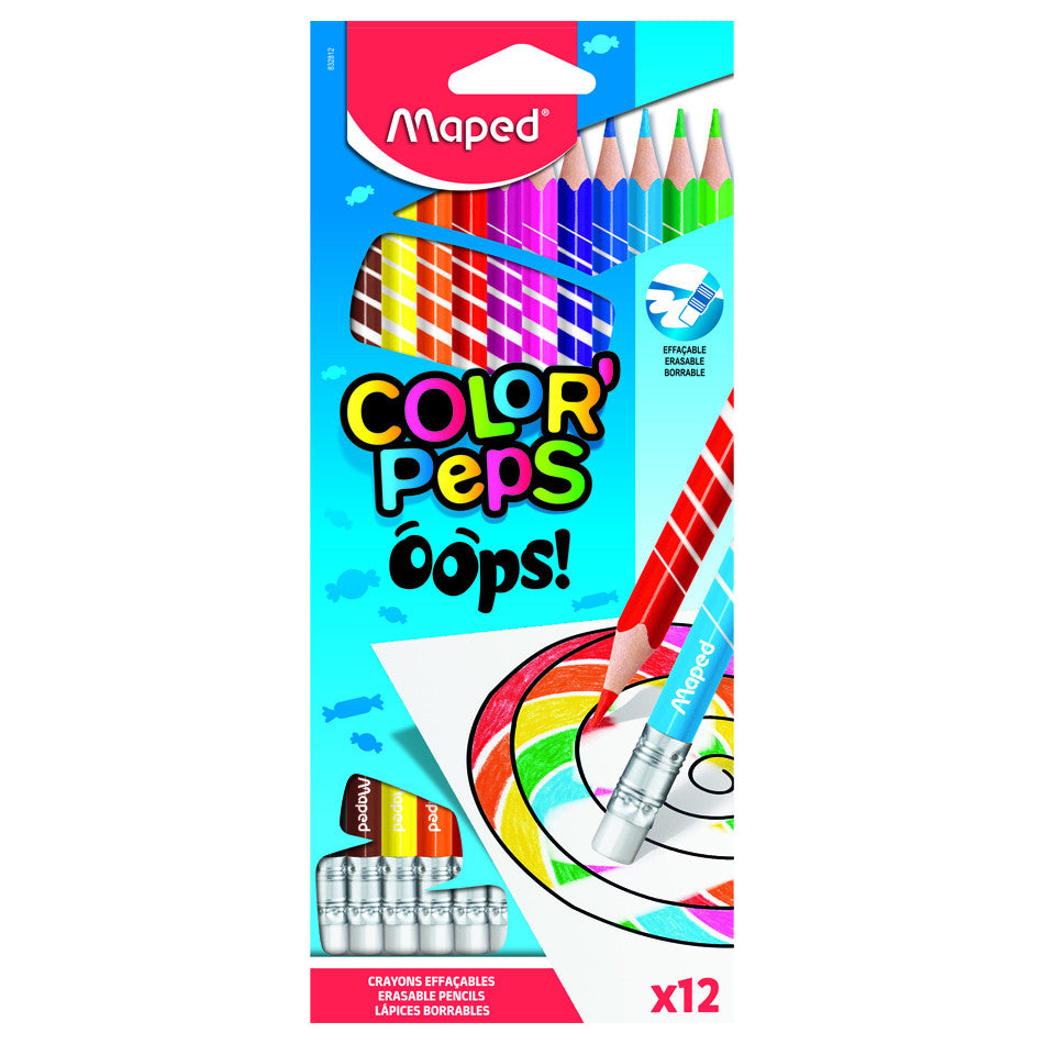 Maped Color'Peps Oops Pencils Set of 12 by Maped at Cult Pens