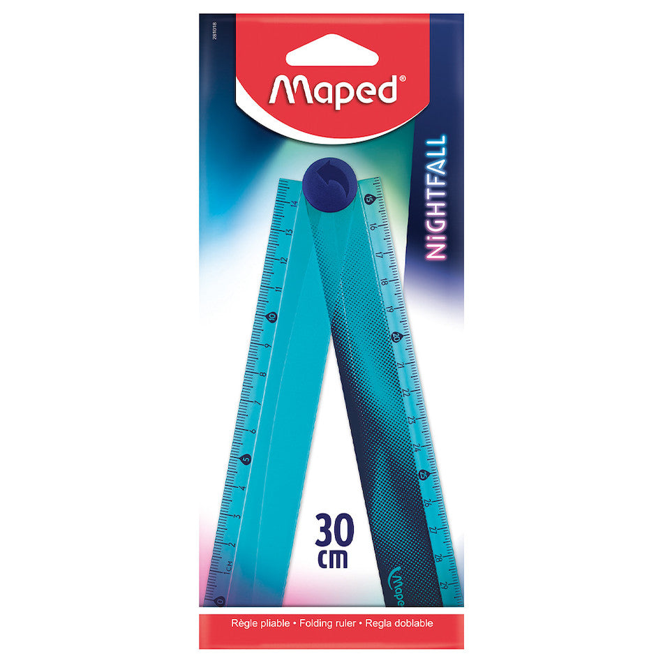 Maped Nightfall 30cm Folding Ruler by Maped at Cult Pens