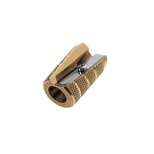 M+R Grenade Single Hole Brass Sharpener by M+R at Cult Pens