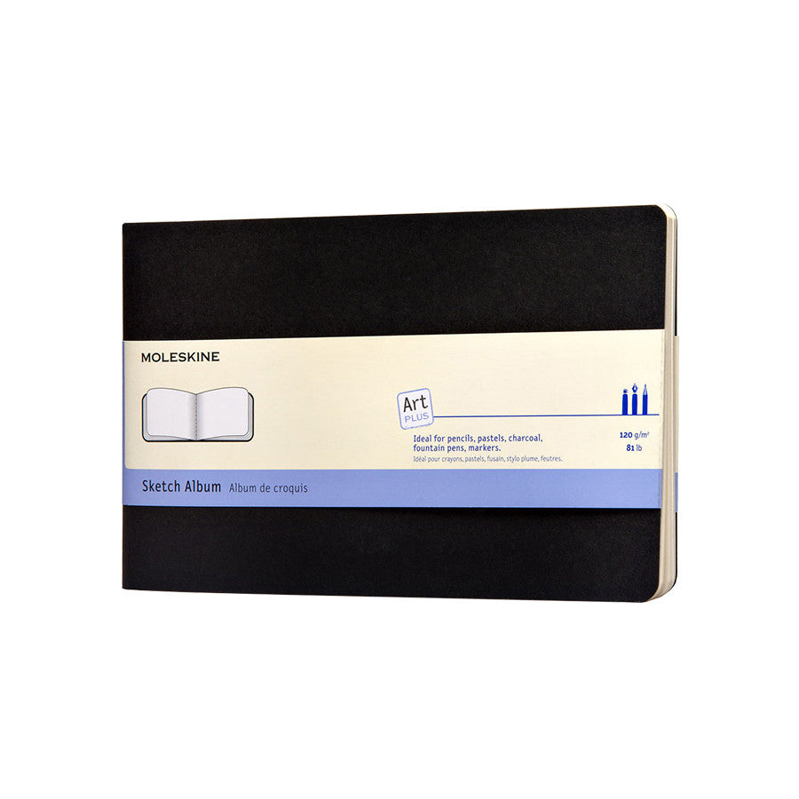 Moleskine Art Plus Sketch Album Large 135x210 Black by Moleskine at Cult Pens