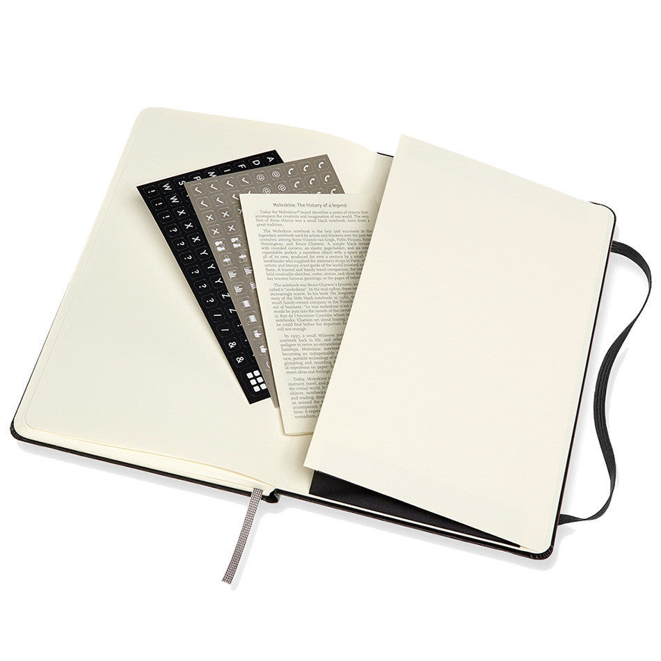 Moleskine Pro Notebook Hard Cover Large 135x210 Black by Moleskine at Cult Pens