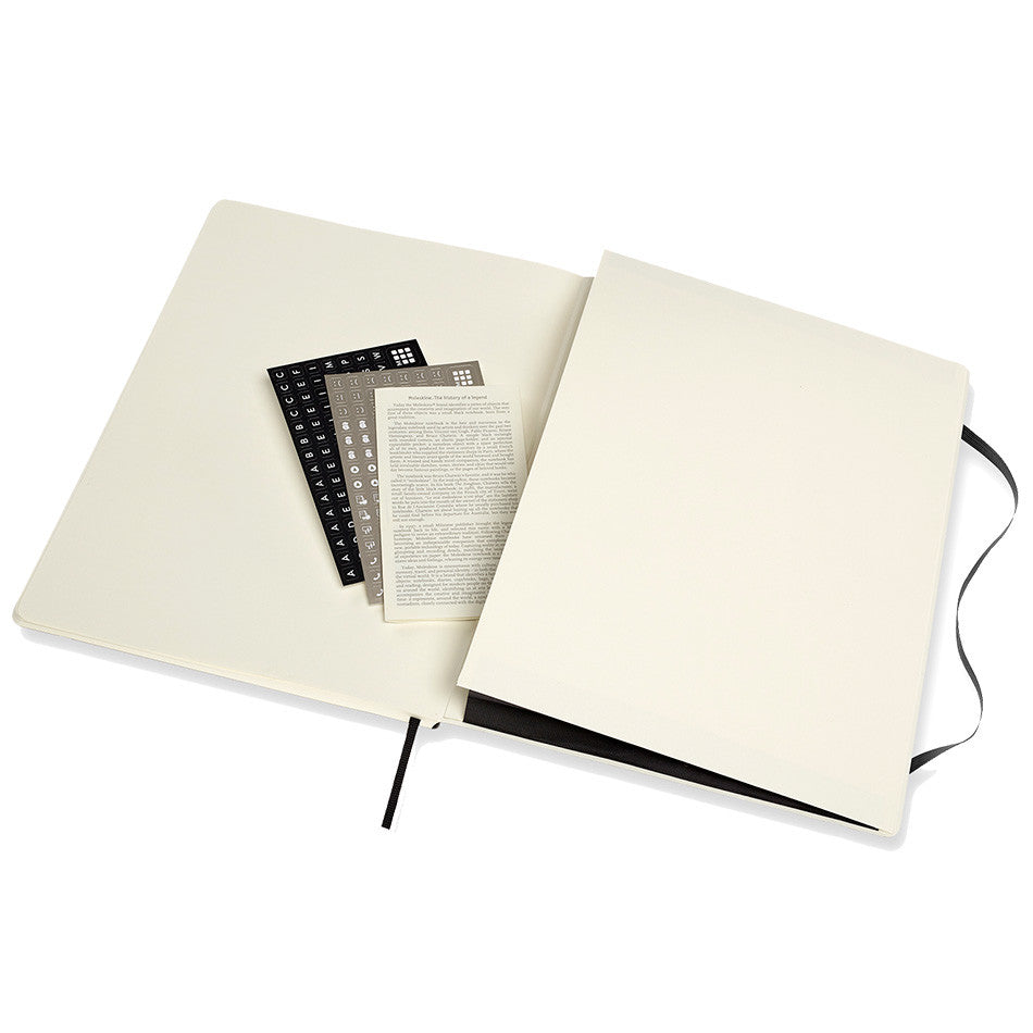 Moleskine Pro Notebook Soft Cover Extra Extra Large 216x279 Black by Moleskine at Cult Pens