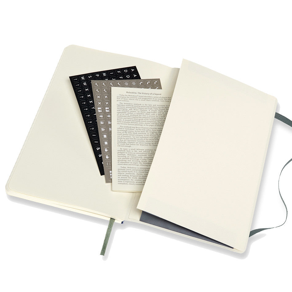 Moleskine Pro Notebook Soft Cover Large 135x210 Forest Green by Moleskine at Cult Pens