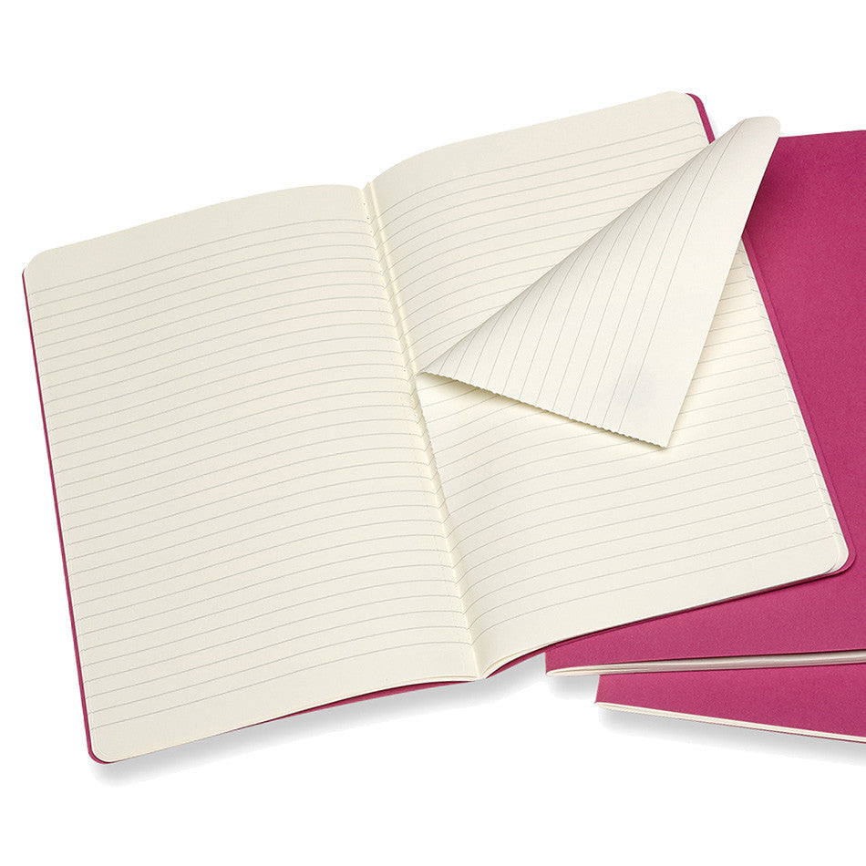 Moleskine Cahier Large Journal 135x210 Kinetic Pink by Moleskine at Cult Pens
