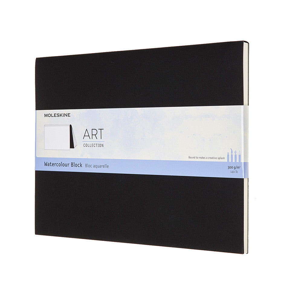 Moleskine Art Plus Watercolour Block Extra Large Notebook 190x250 Black by Moleskine at Cult Pens