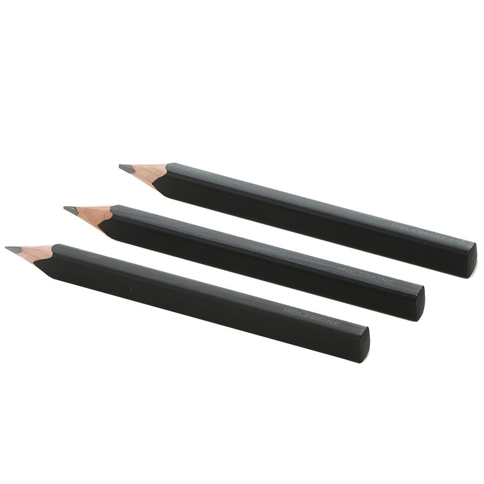 Moleskine Black Pencil Set of 3 by Moleskine at Cult Pens