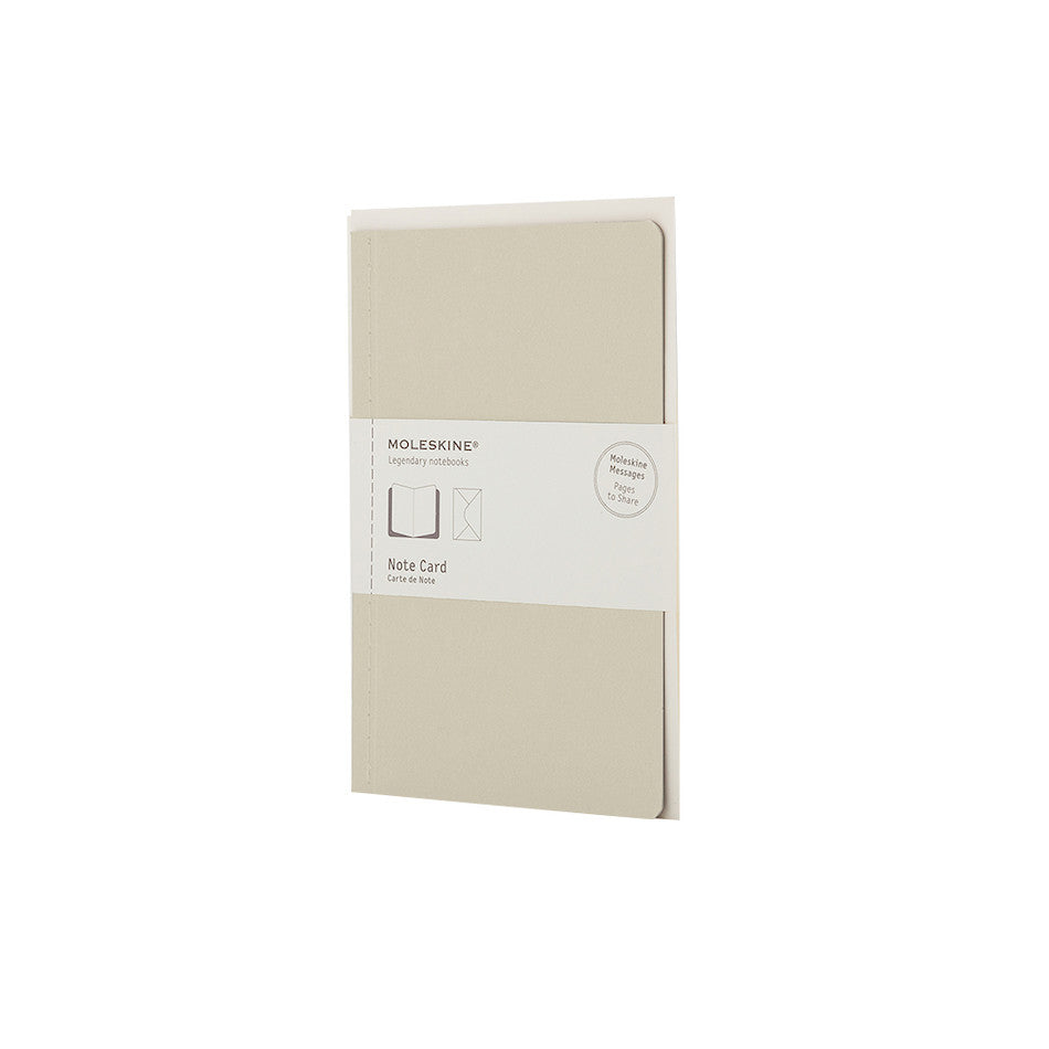 Moleskine Large Note Card with Envelope Tea Green
