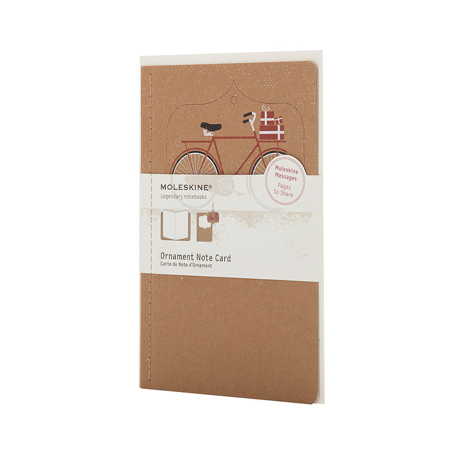 Moleskine Large Ornament Card Bike by Moleskine at Cult Pens