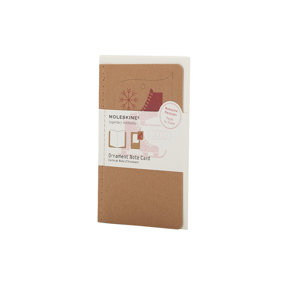 Moleskine Pocket Ornament Card Ice Skate by Moleskine at Cult Pens