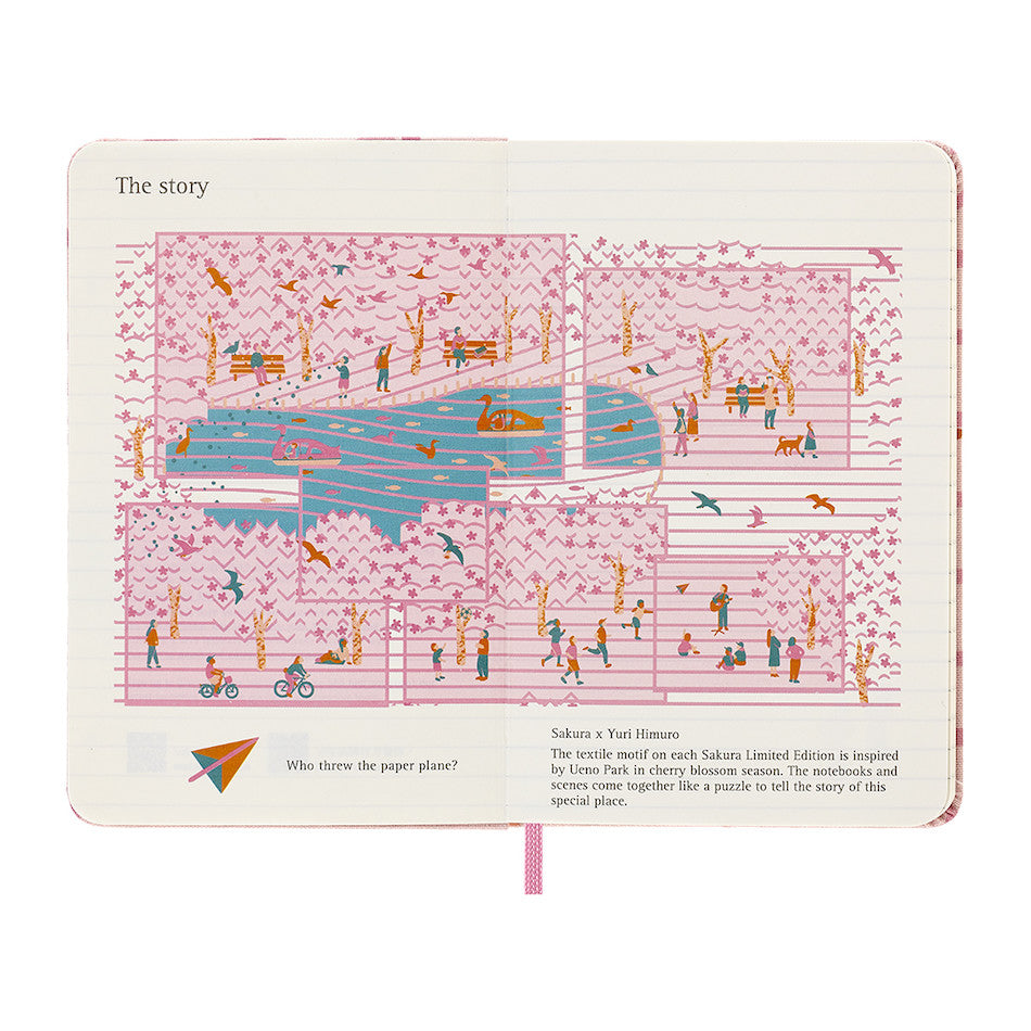 Moleskine Sakura Pocket Notebook Limited Edition Couple Ruled by Moleskine at Cult Pens