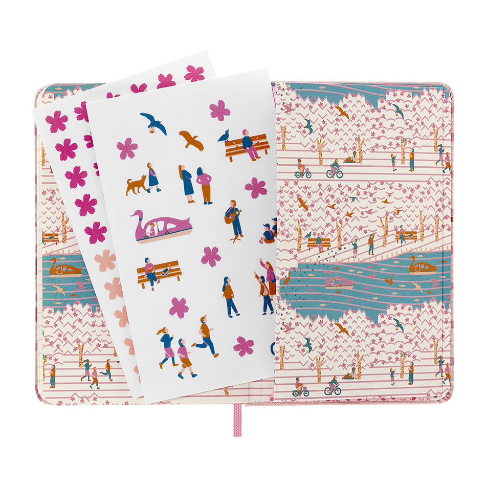 Moleskine Sakura Pocket Notebook Limited Edition Couple Ruled by Moleskine at Cult Pens