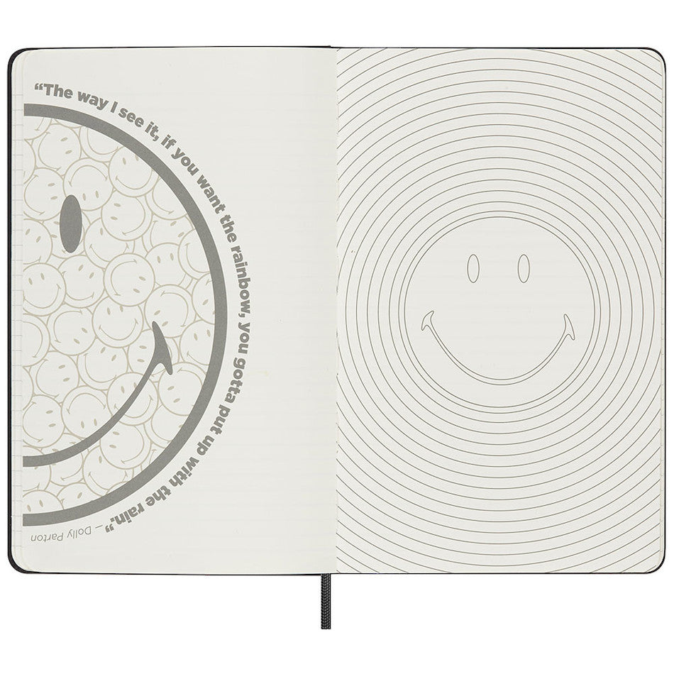 Moleskine Large Notebook Ruled Limited Edition Smiley Collector's Box by Moleskine at Cult Pens