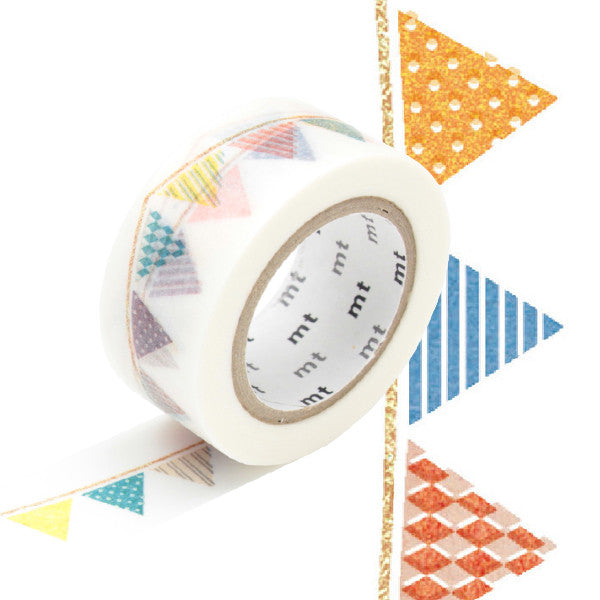 mt Washi Masking Tape EX - 20mm x 7m - Flag by mt at Cult Pens