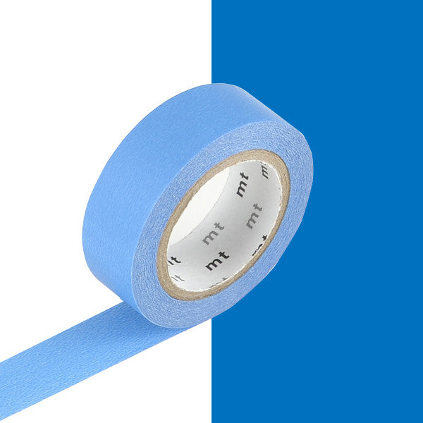 mt Washi Masking Tape - 15mm x 7m - Blue by mt at Cult Pens